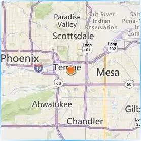 Arizona State University Location Map Arizona State University Location Map