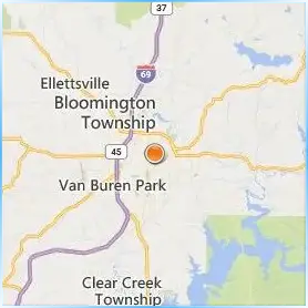 Indiana University Bloomington Location Map Indiana University Bloomington Location Map