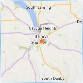Ithaca College Location Map Ithaca College Location Map