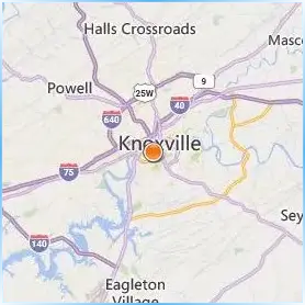 The University of Tennessee Location Map The University of Tennessee Location Map