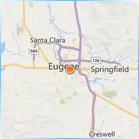 University of Oregon Location Map University of Oregon Location Map