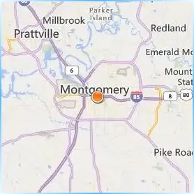 Alabama State University Location Map