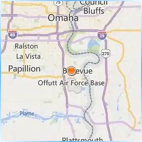 Bellevue University Location Map