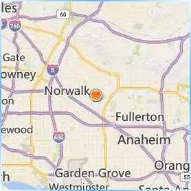 Biola University Location Map