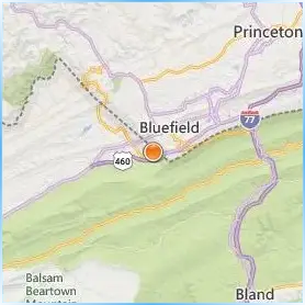 Bluefield University Location Map