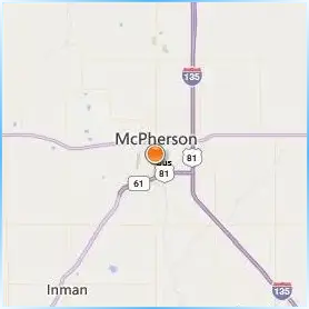 Central Christian College of Kansas Location Map Central Christian College of Kansas Location Map