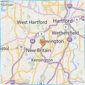 Central Connecticut State University Location Map