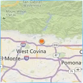 Citrus College Location Map