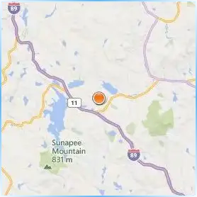 Colby Sawyer College Location Map