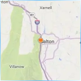 Dalton State College Location Map Dalton State College Location Map