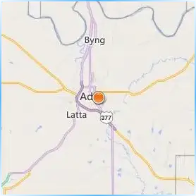 East Central University Location Map