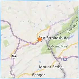 East Stroudsburg University of Pennsylvania Location Map East Stroudsburg University of Pennsylvania Location Map