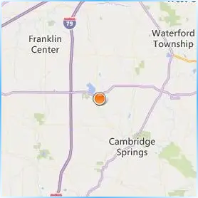 Edinboro University of Pennsylvania Location Map Edinboro University of Pennsylvania Location Map