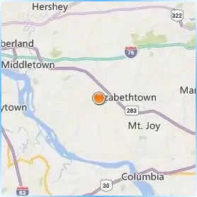 Elizabethtown College Location Map Elizabethtown College Location Map
