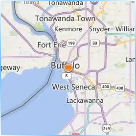 Erie Community College Location Map