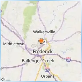 Frederick Community College Location Map Frederick Community College Location Map