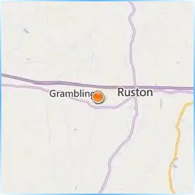 Grambling State University Location Map