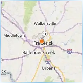 Hood College Location Map Hood College Location Map