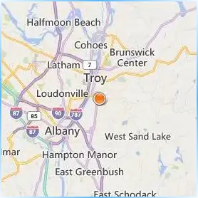 Hudson Valley Community College Location Map