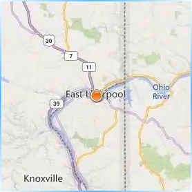 Kent State University at East Liverpool Location Map Kent State University at East Liverpool Location Map