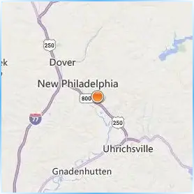Kent State University at Tuscarawas Location Map