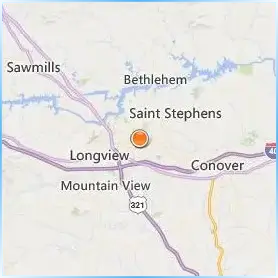 Lenoir Rhyne University Location Map Lenoir Rhyne University Location Map