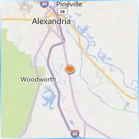 Louisiana State University Alexandria Location Map
