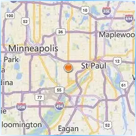 Macalester College Location Map