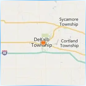 Northern Illinois University Location Map