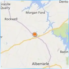 Pfeiffer University Location Map