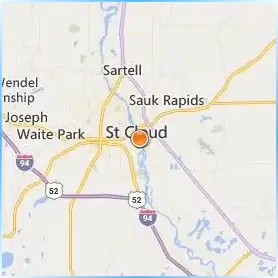 Saint Cloud State University Location Map