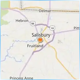 Salisbury University Location Map Salisbury University Location Map