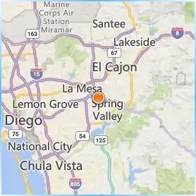 San Diego Christian College Location Map San Diego Christian College Location Map