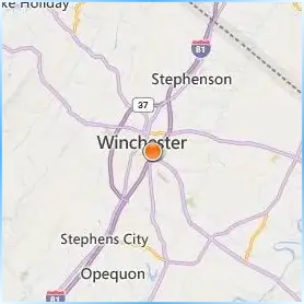 Shenandoah University Location Map