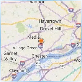 Swarthmore College Location Map Swarthmore College Location Map