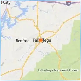 Talladega College Location Map Talladega College Location Map