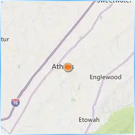 Tennessee Wesleyan University Location Map