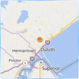 The College of Saint Scholastica Location Map