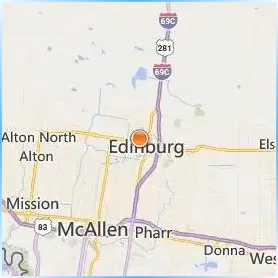 The University of Texas Rio Grande Valley Location Map