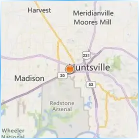 University of Alabama in Huntsville Location Map University of Alabama in Huntsville Location Map