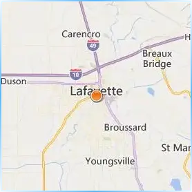 University of Louisiana at Lafayette Location Map University of Louisiana at Lafayette Location Map