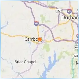 University of North Carolina at Chapel Hill Location Map University of North Carolina at Chapel Hill Location Map