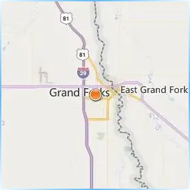 University of North Dakota Location Map University of North Dakota Location Map