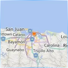 Universidad del Sagrado Corazon Location Map