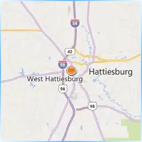University of Southern Mississippi Location Map University of Southern Mississippi Location Map