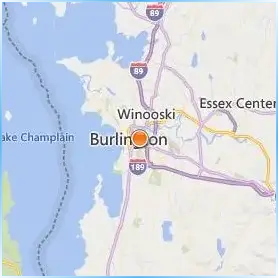 University of Vermont Location Map University of Vermont Location Map