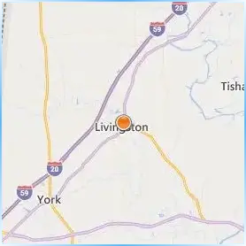 University of West Alabama Location Map