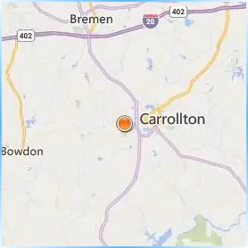 University of West Georgia Location Map University of West Georgia Location Map