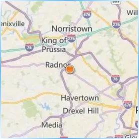 Villanova University Location Map Villanova University Location Map