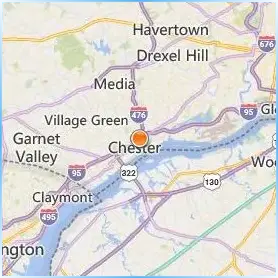 Widener University Location Map